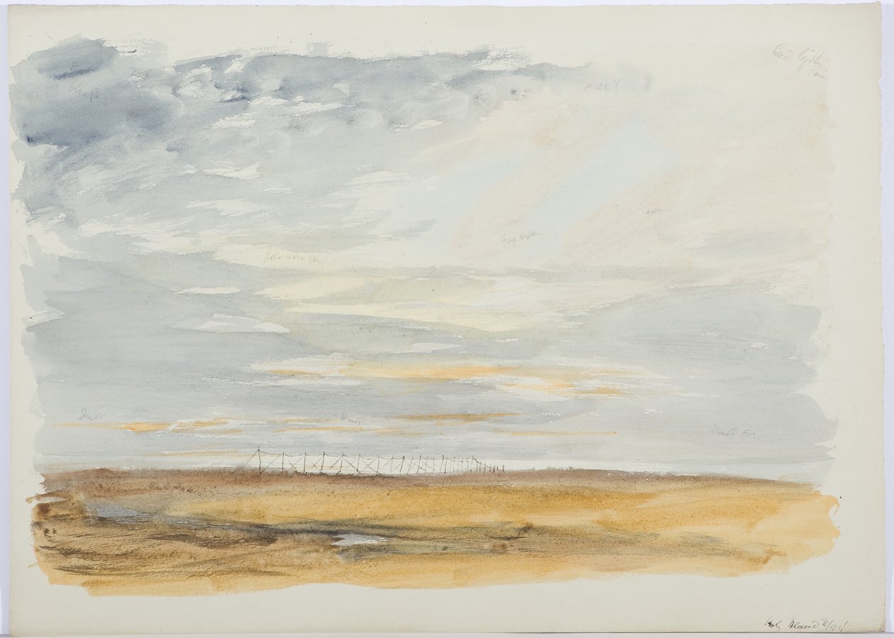 c.1916 (lápis e wc no papel) de Daniel Oliver