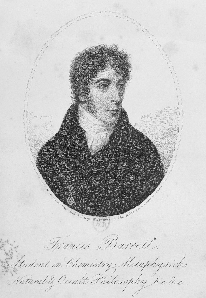 Francis Barrett, ilustração de &39;The Magus&39;, Londres, 1801, publicado por Lackington, Allen e co. de Daniel Orme