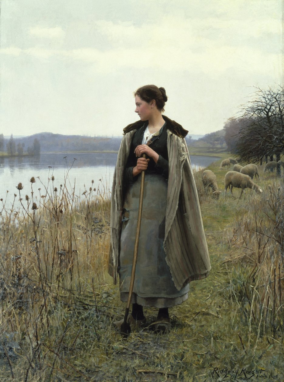 A pastora de Rolleboise de Daniel Ridgway Knight