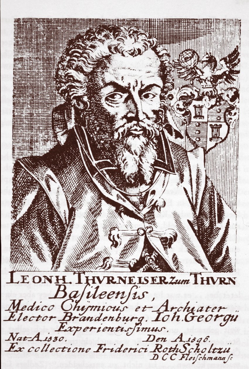 Leonhard Thurneysser a Thurn, da Quinta Essentia, c.1569 de Daniel Seidel