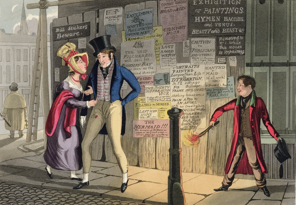 Intemperança, prato 5 de &39;As qualificações necessárias de um homem da moda&39;, publicado em 1823 (aquatinta colorido à mão) de Daniel Thomas Egerton