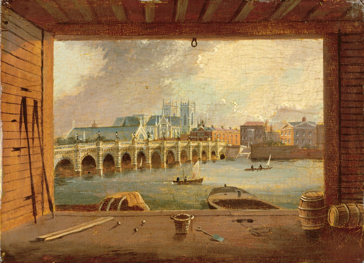 Vista, de, ponte westminster de Daniel Turner