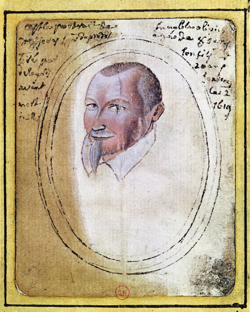 Retrato de Olivier de Serres (1539-1619) de Daniel de Serres