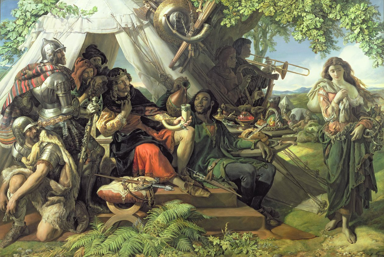 Rei Cophetua e a empregada mendiga de Daniel Maclise