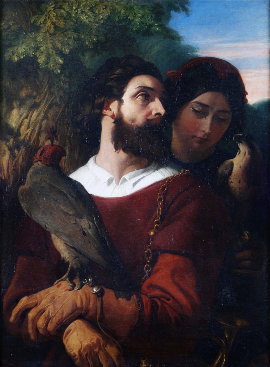 O Falconer de Daniel Maclise