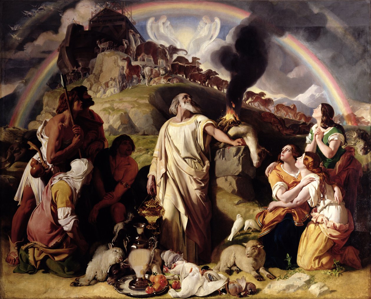 O Sacrifício de Noé de Daniel Maclise