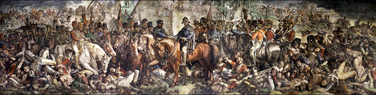 O encontro de Wellington e Blucher após a batalha de Waterloo de Daniel (1806 70) Maclise