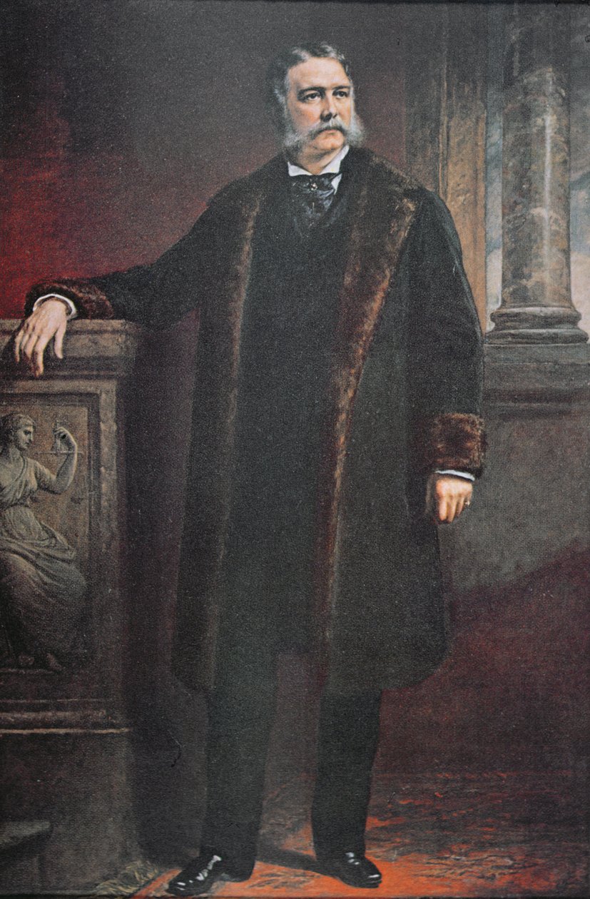 Presidente Chester A. Arthur (cor litho) de Daniel (after) Huntington