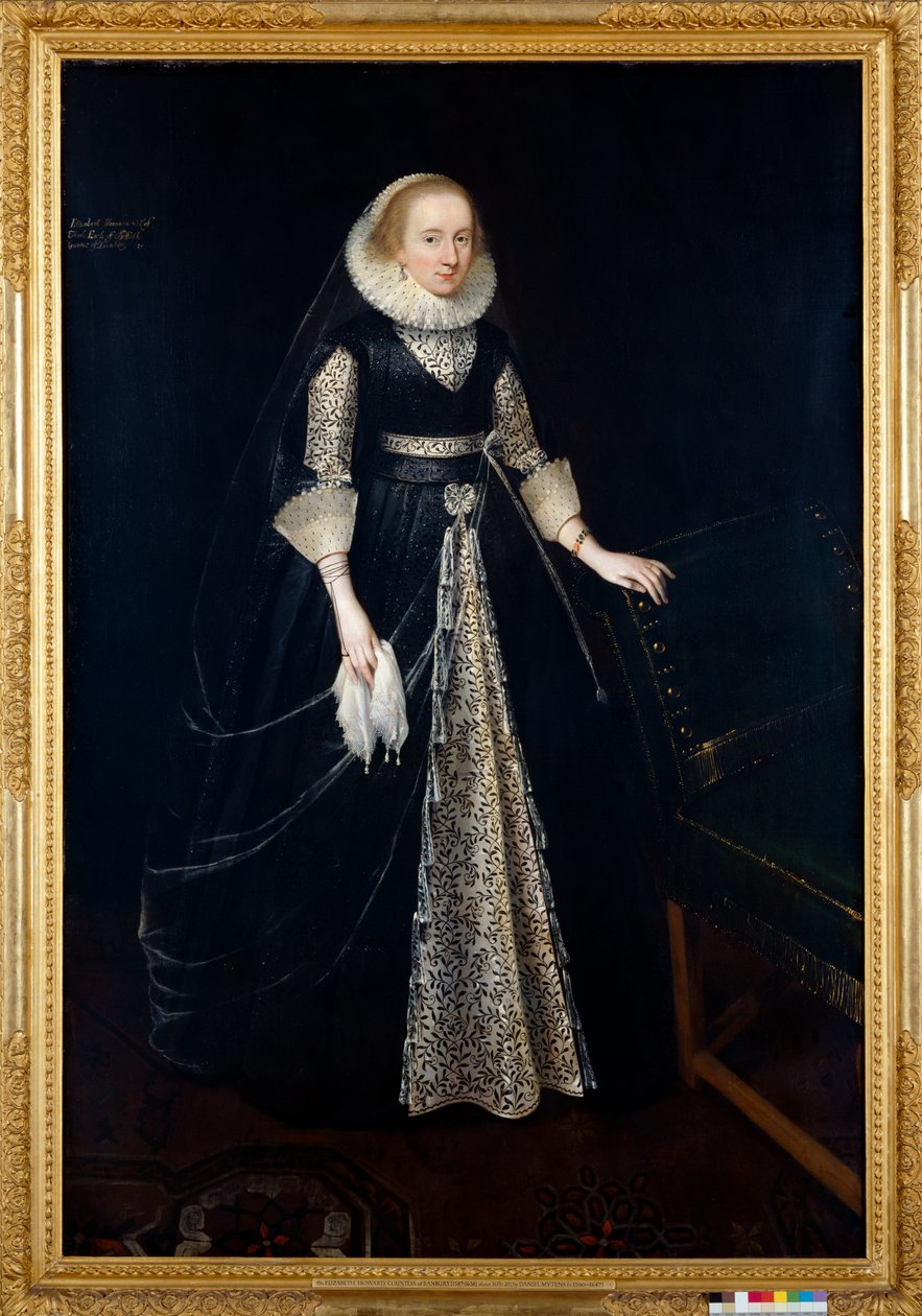 Eilzabeth Howard (óleo sobre tela) de Daniel (attr. to) Mytens
