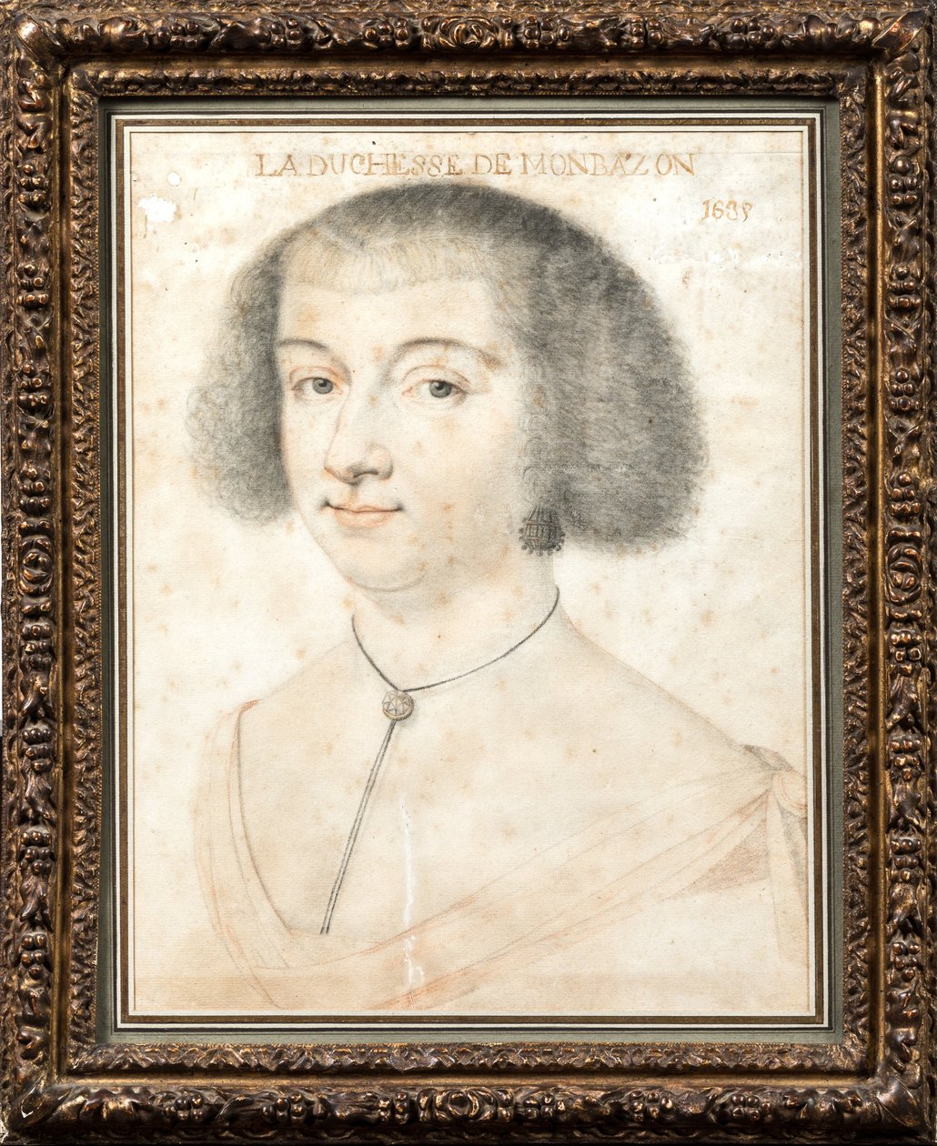 Daniel Dumonstier - Retrato da Duquesa de Montbazon de Daniel Dumonstier