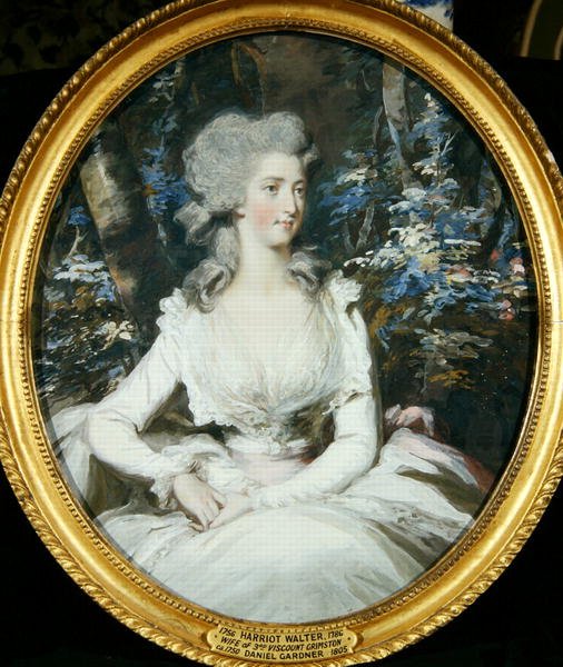 Harriot Walter (1756-86) 3rd Viscountess Grimston (óleo sobre tela) (para par ver 242129) de Daniel Gardner