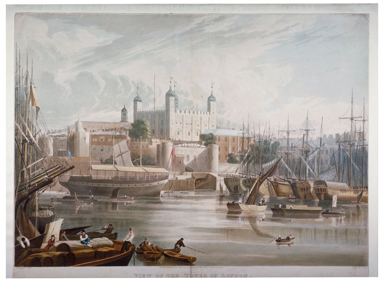 Torre de Londres, 1819. de Daniel Havell