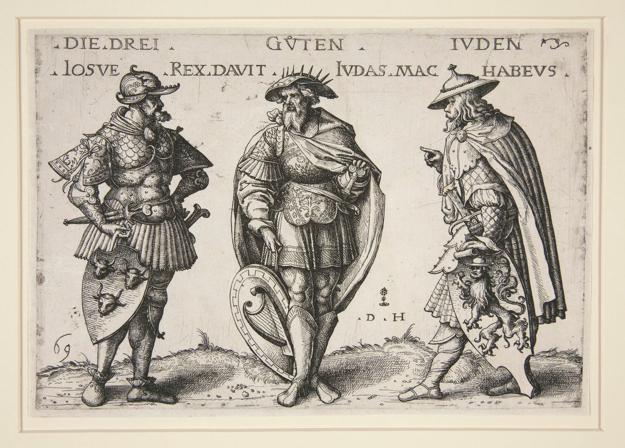 Die Drei Guten Juden (Três Judeus Meritórios) de Daniel Hopfer