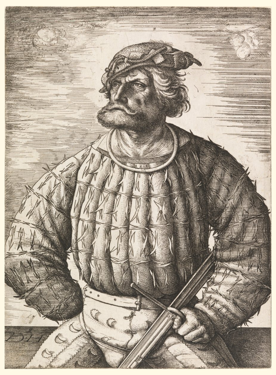 Retrato de Conrad von der Rosen de Daniel Hopfer
