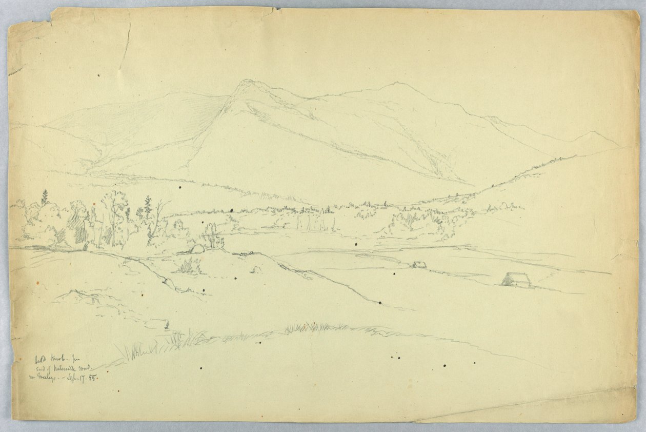 Bald Knob, do final da Waterville Road, o Gurley