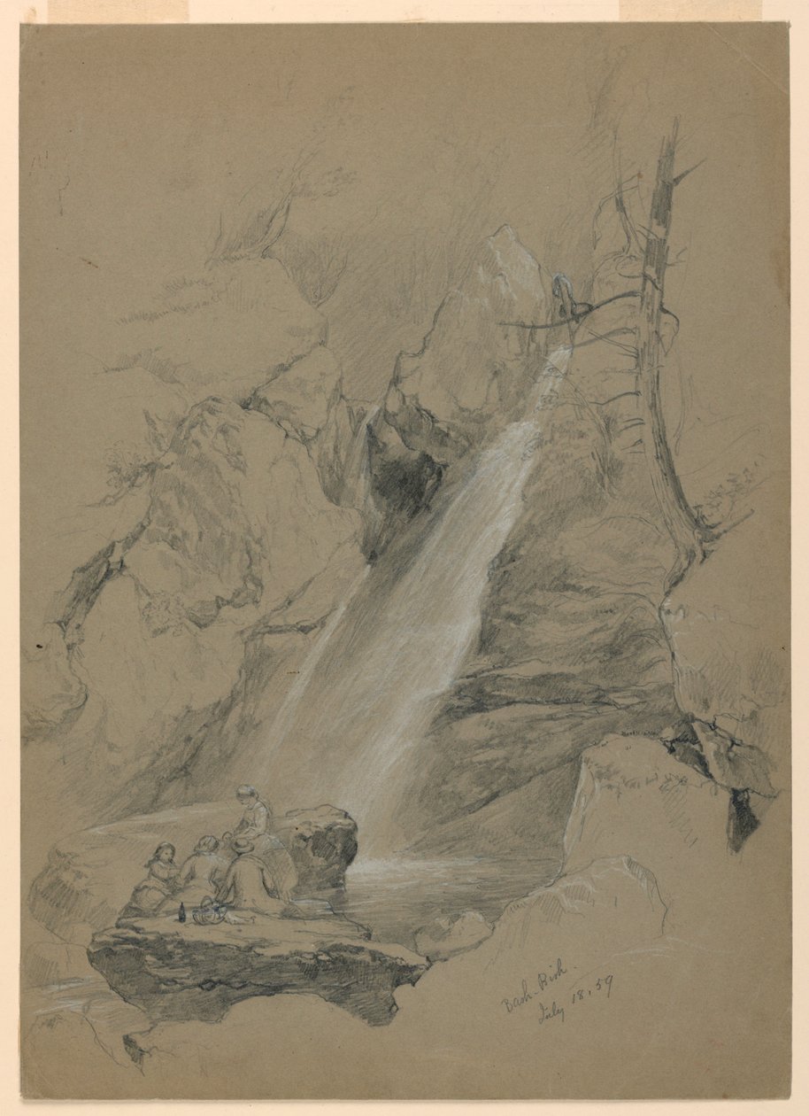 Bash-Bish Falls, South Egremont, Massachusetts de Daniel Huntington