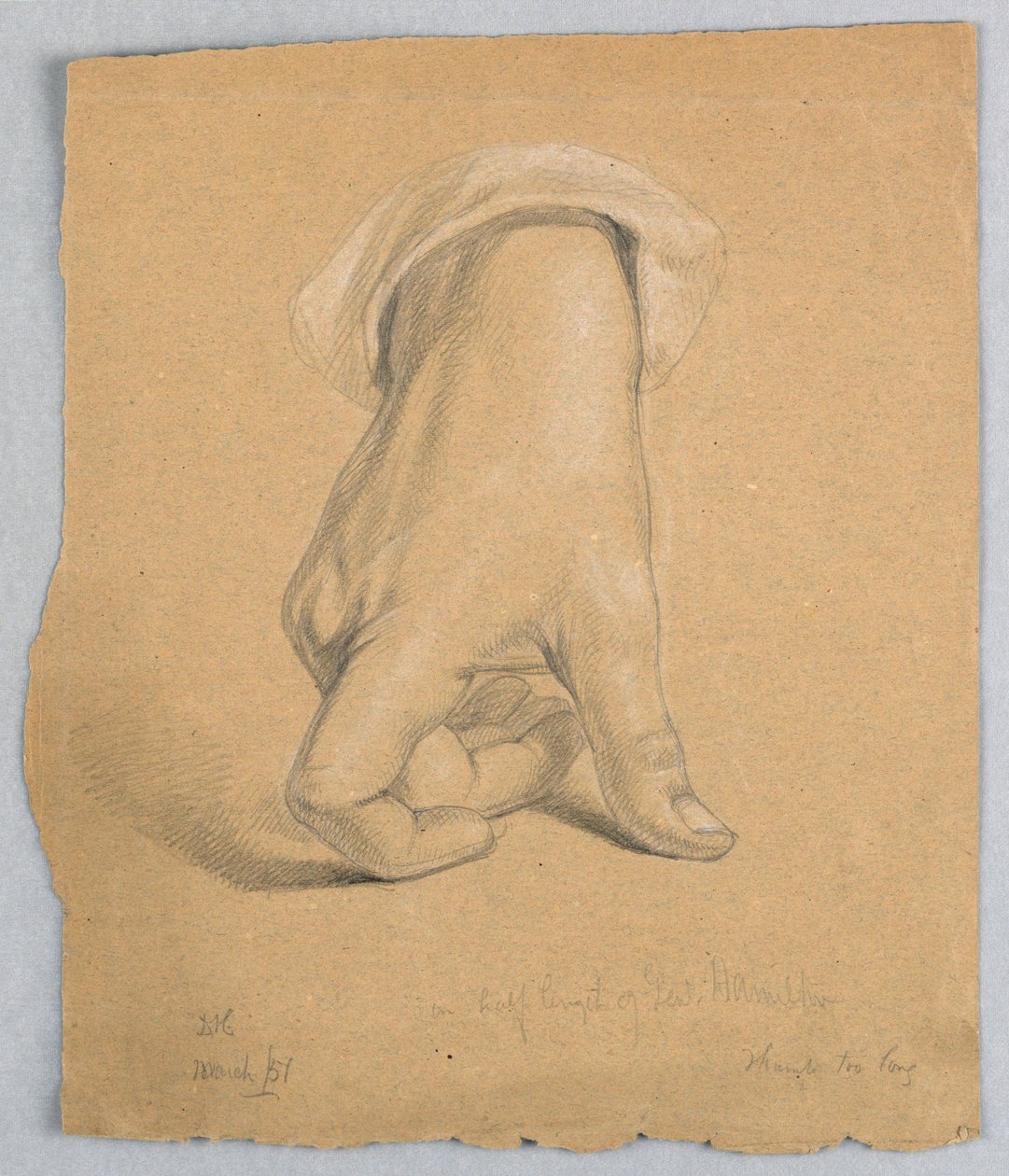Desenho, General Alexander Hamilto, março de 1851 de Daniel Huntington