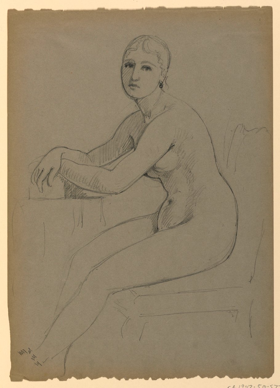 Desenho, Sra. Cortland DePeyster F, 1881 de Daniel Huntington