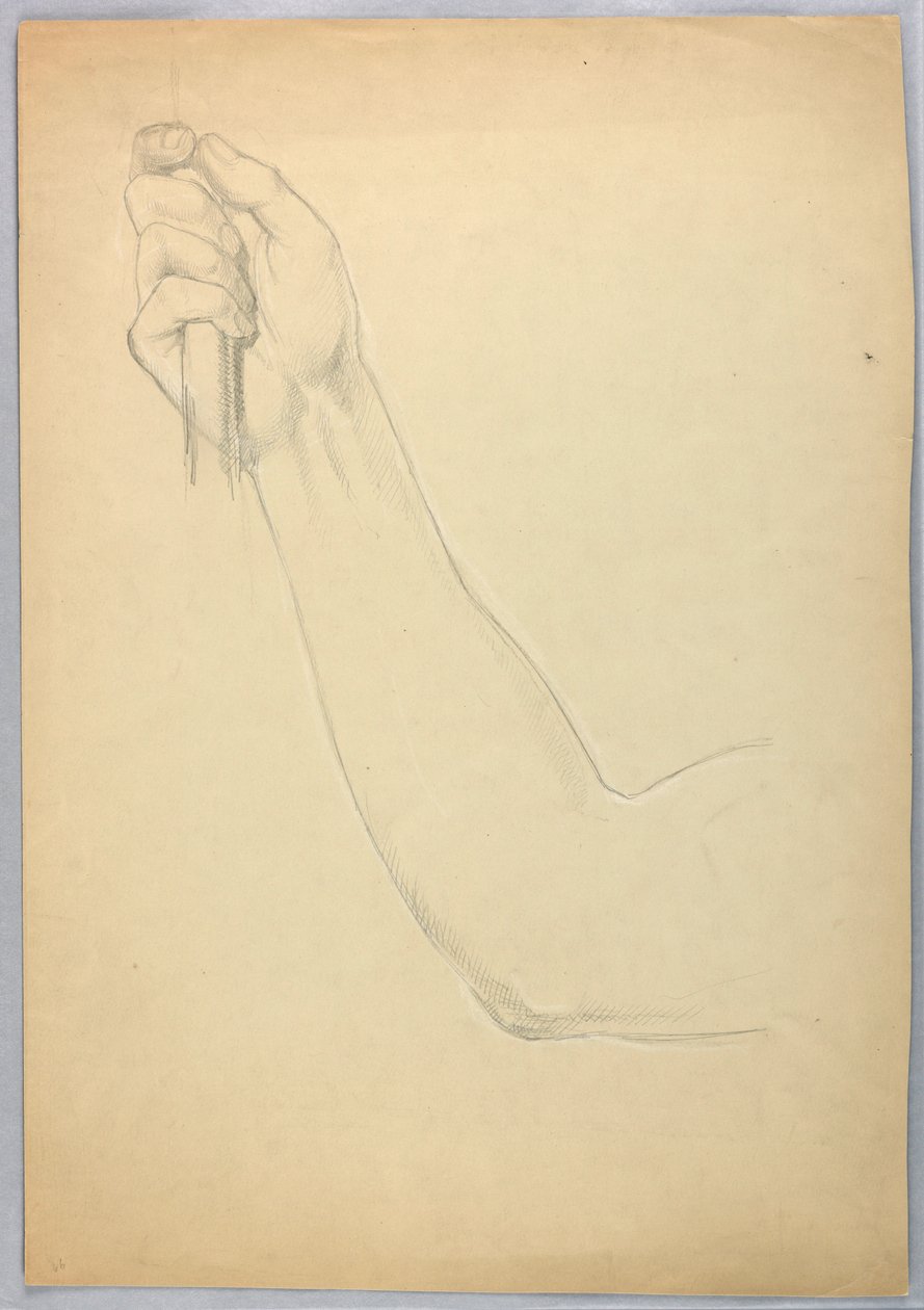 Desenho, Estudo para Duplicado de "C", 1850 de Daniel Huntington