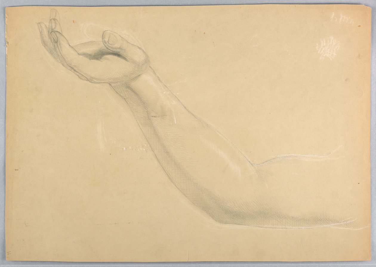 Desenho, Estudo para Duplicado de "C", 1850 de Daniel Huntington