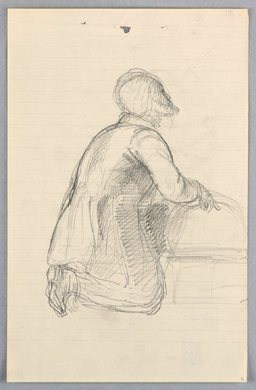 Desenho, Estudo para "Grupo Científico", 1858 de Daniel Huntington