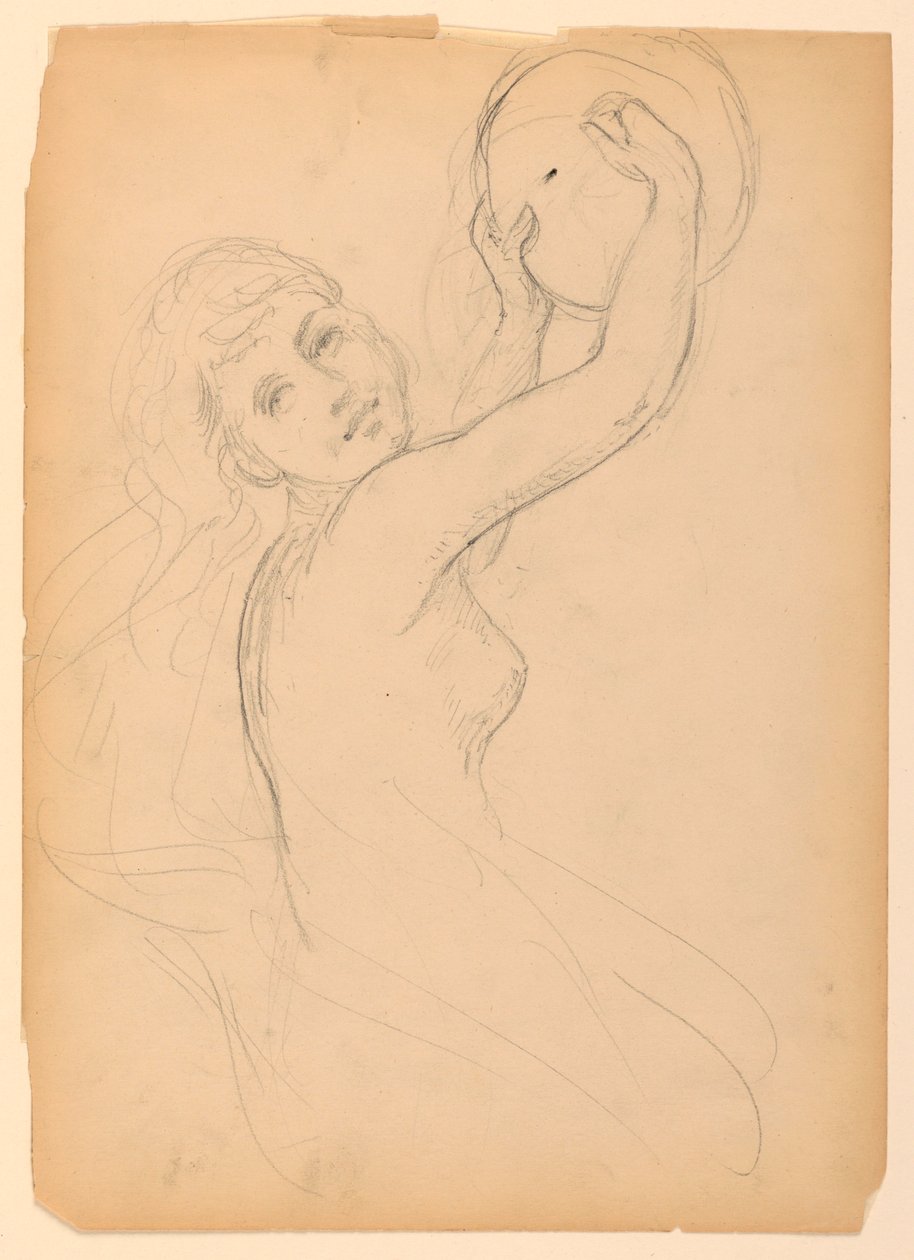 Desenho, Estudo para o Ac. Nacional, 1887 de Daniel Huntington