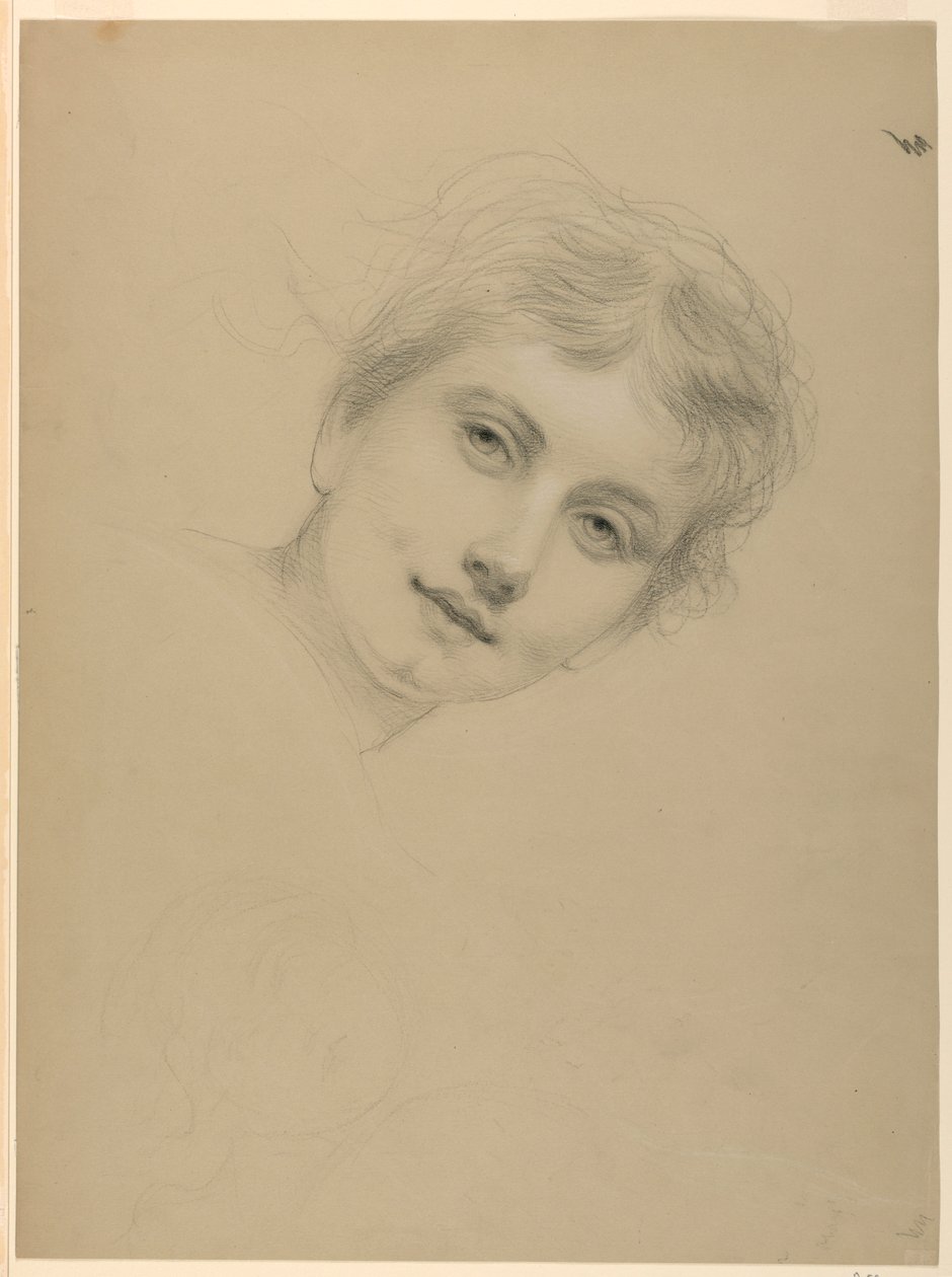 Desenho, Estudo para o Ac. Nacional, 1887 de Daniel Huntington