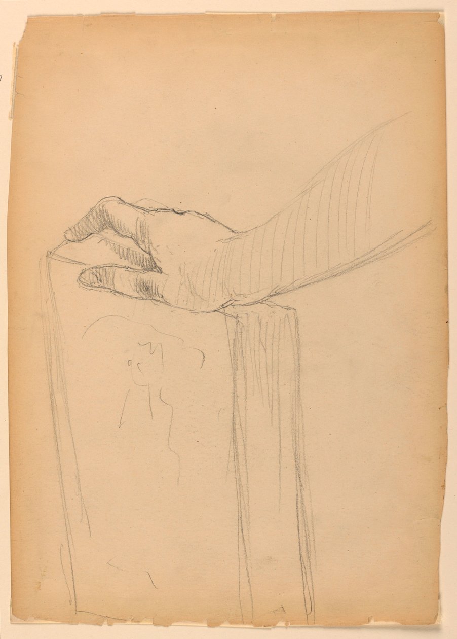 Desenho, Estudo para o Ac. Nacional, 1887 de Daniel Huntington