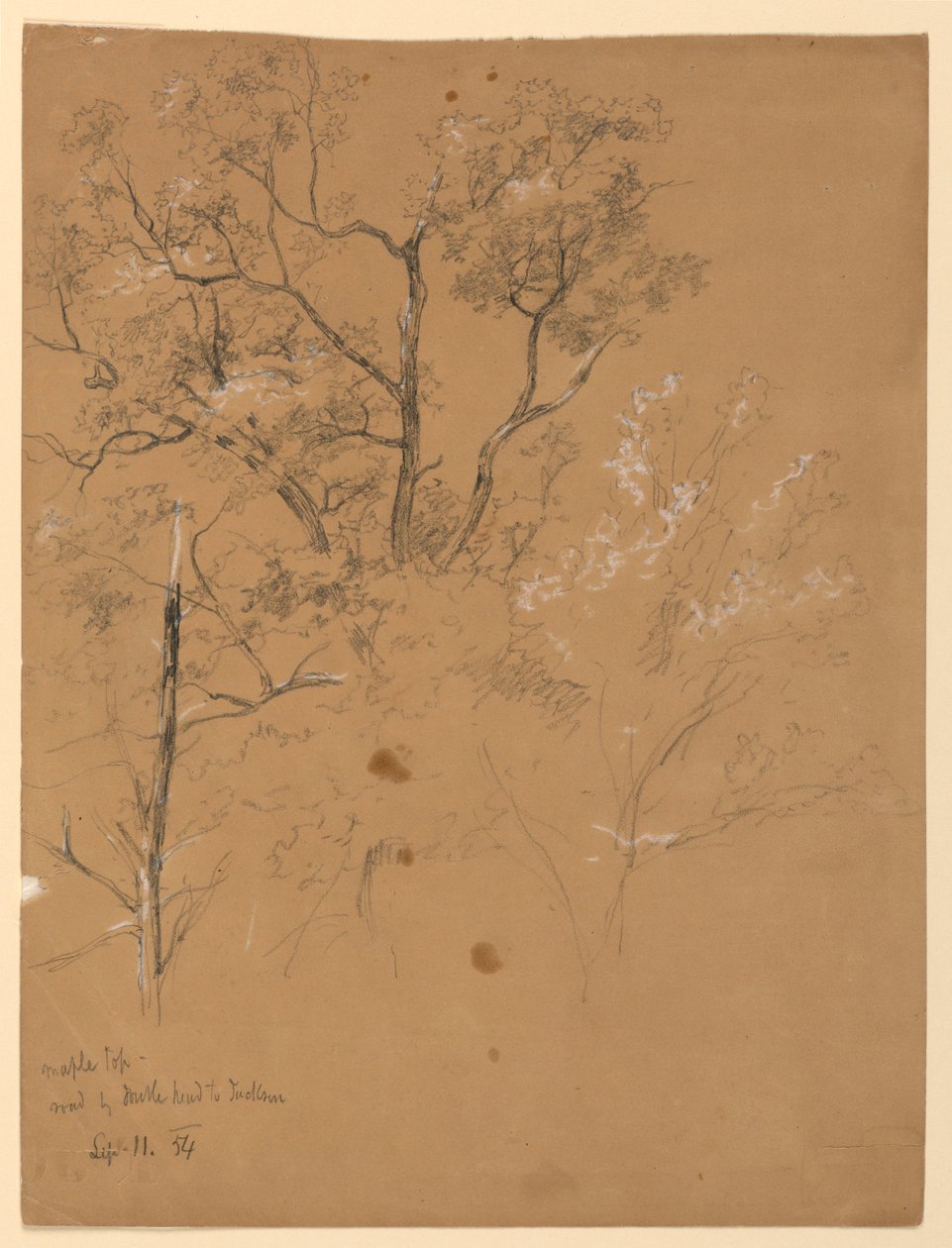 Maple Top na estrada para Jackson, New Hampshire de Daniel Huntington