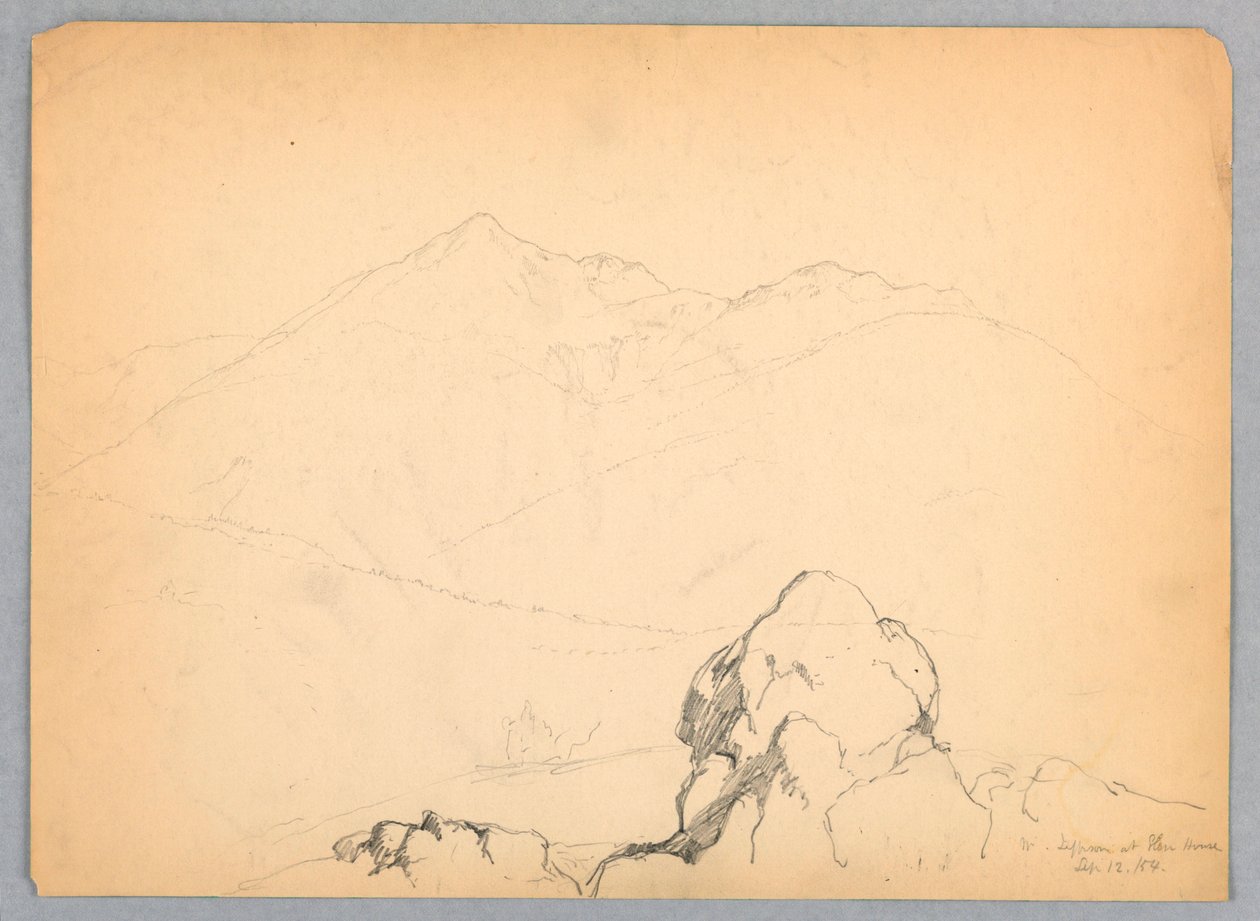 Mt. Jefferson em Glen House, New Hampshire de Daniel Huntington