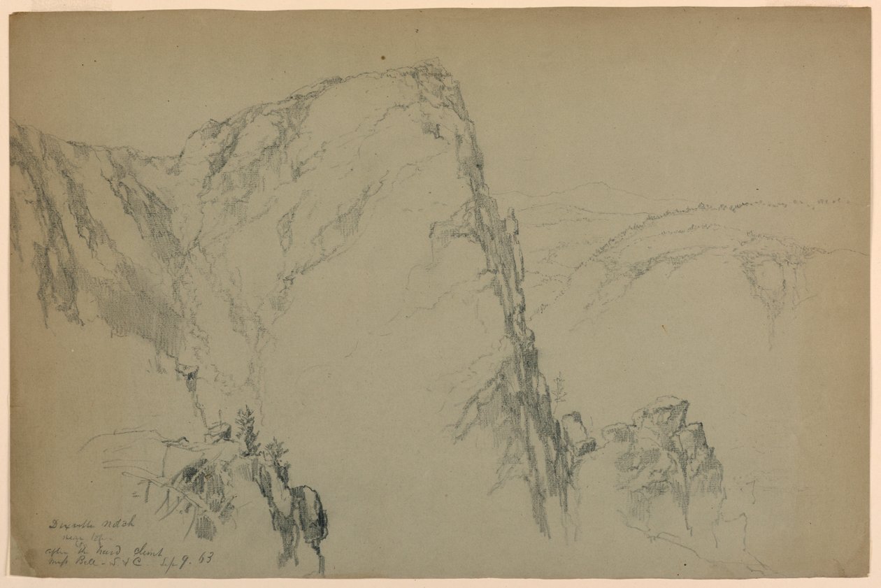 Próximo ao topo, Dixville Notch, New Hampshire de Daniel Huntington