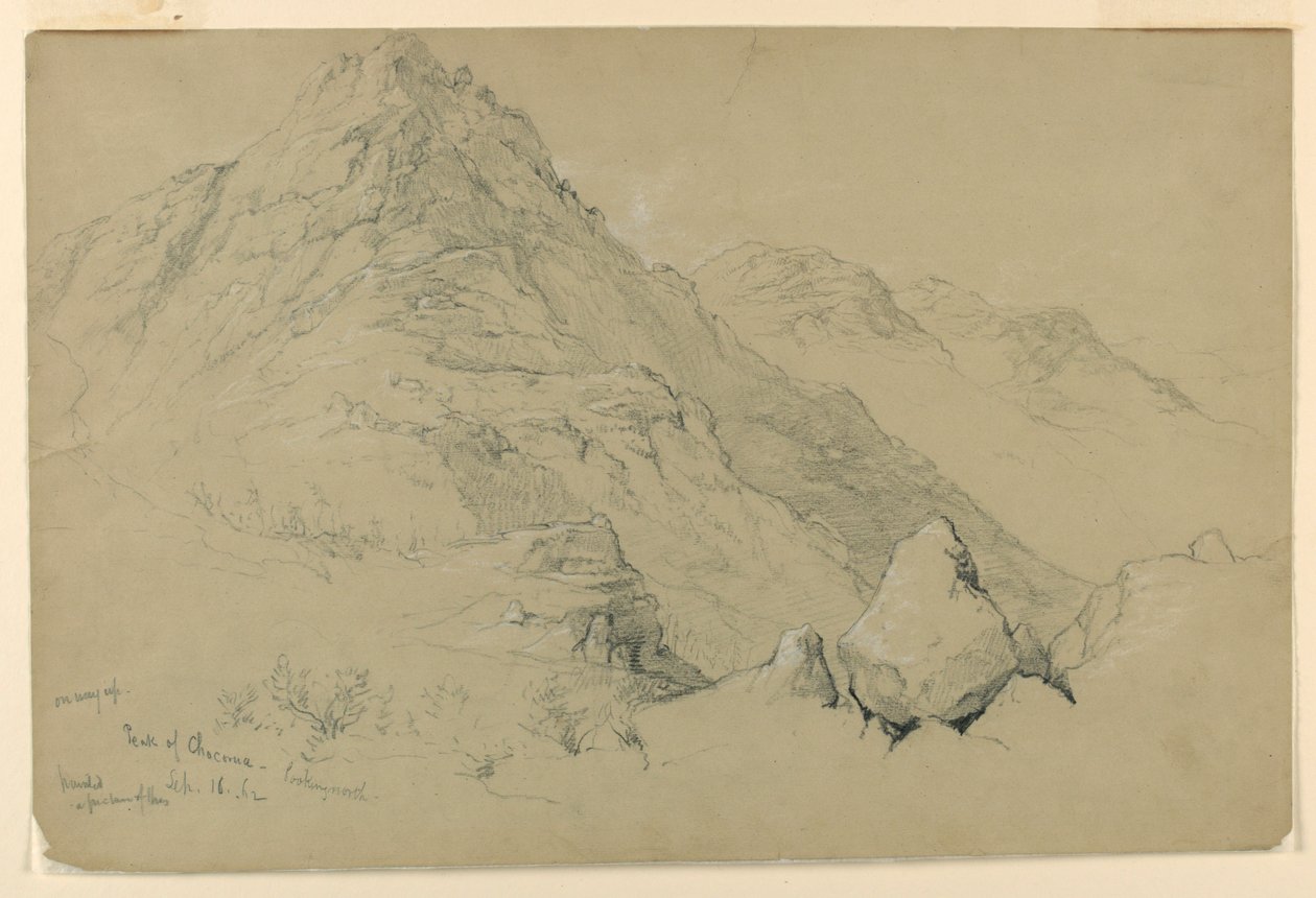 Subindo, Pico de Chocorua, Olhando para o Norte de Daniel Huntington