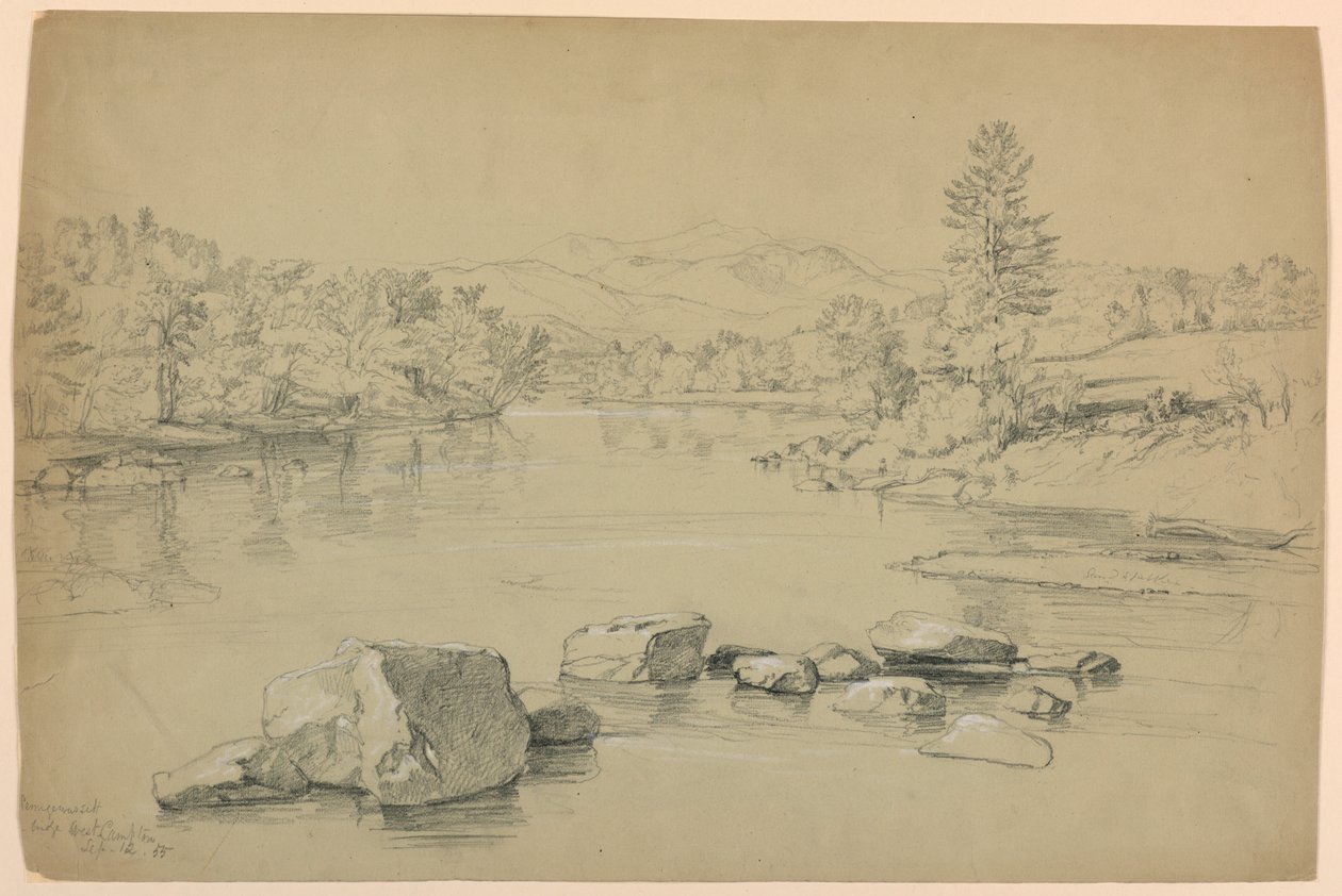 Ponte Pemigewassett, West Campton, New Hampshire de Daniel Huntington