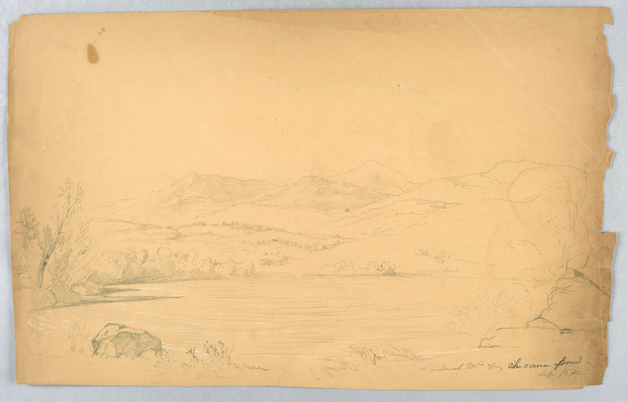 Sandwich Mountains e Chocorua Pond de Daniel Huntington