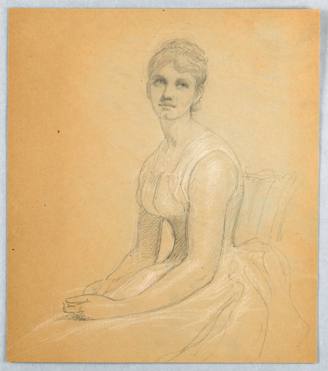 Esboço para Retrato de uma Mulher de Daniel Huntington
