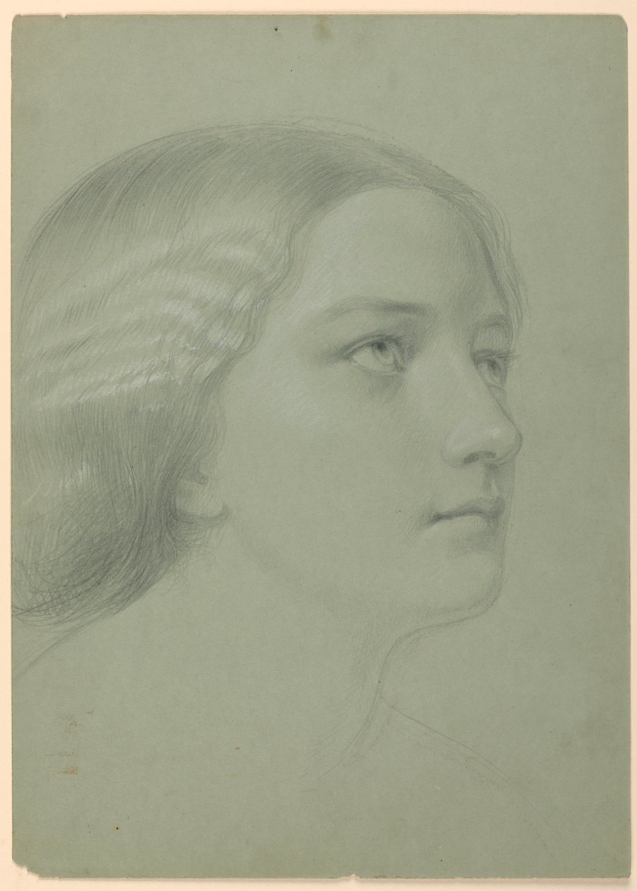 Estudo para A Magdalen, F de Daniel Huntington