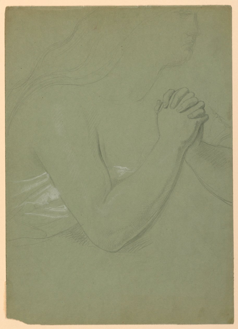 Estudo para A Magdalen, F de Daniel Huntington