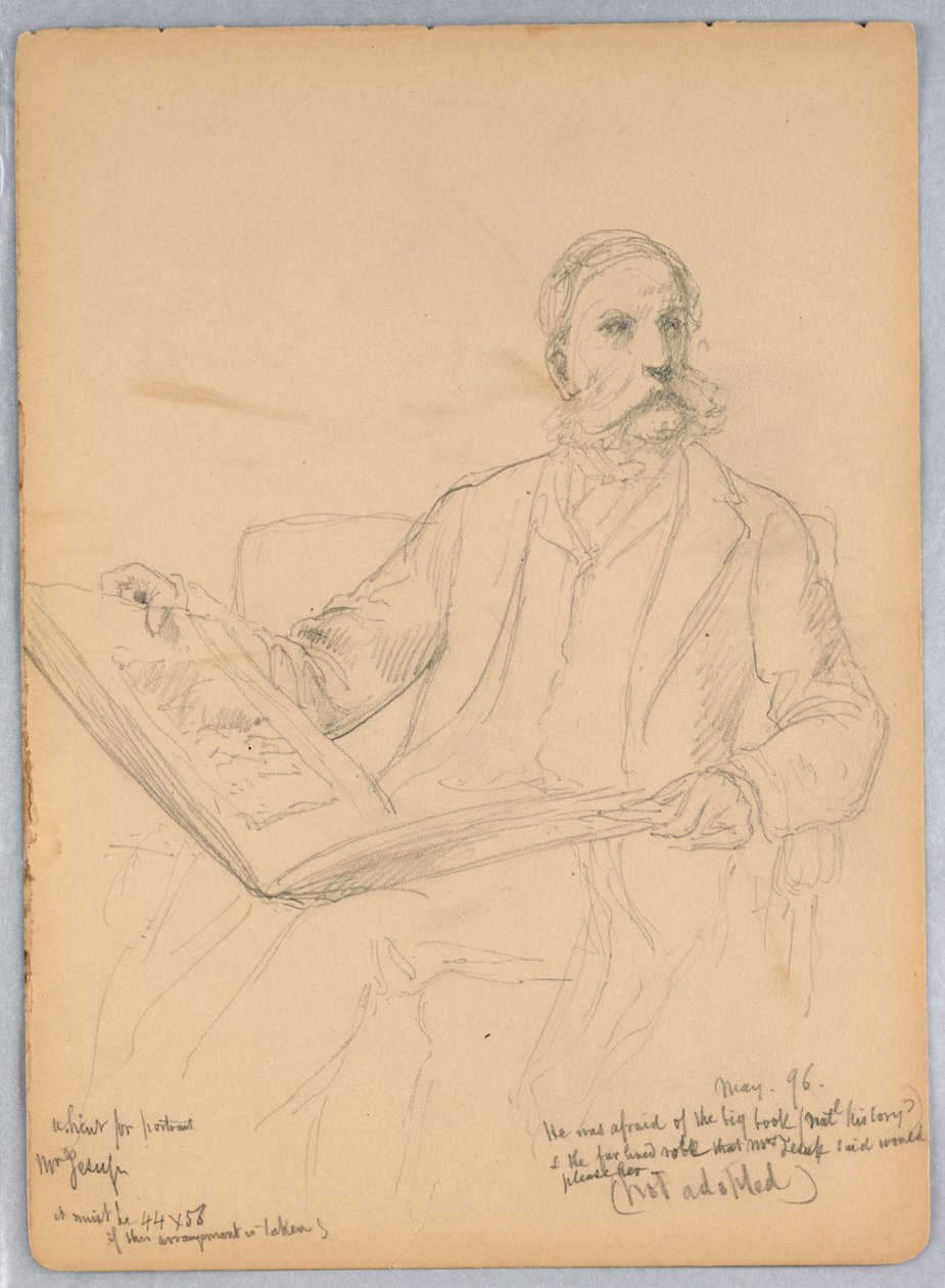 Estudo para um retrato do Sr. Morris K. Jesup, Esq. de Daniel Huntington