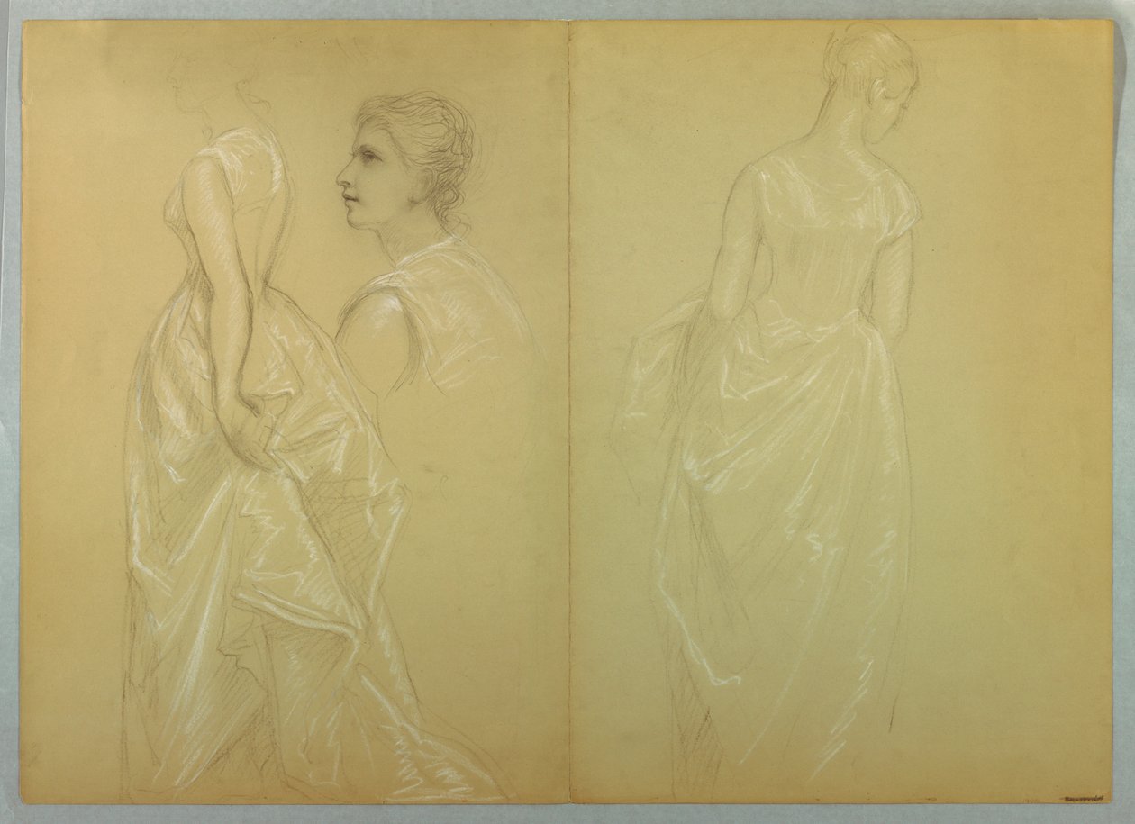 Estudo da Sra. Winthrop para "Dia de Recepção de Lady Washington" de Daniel Huntington