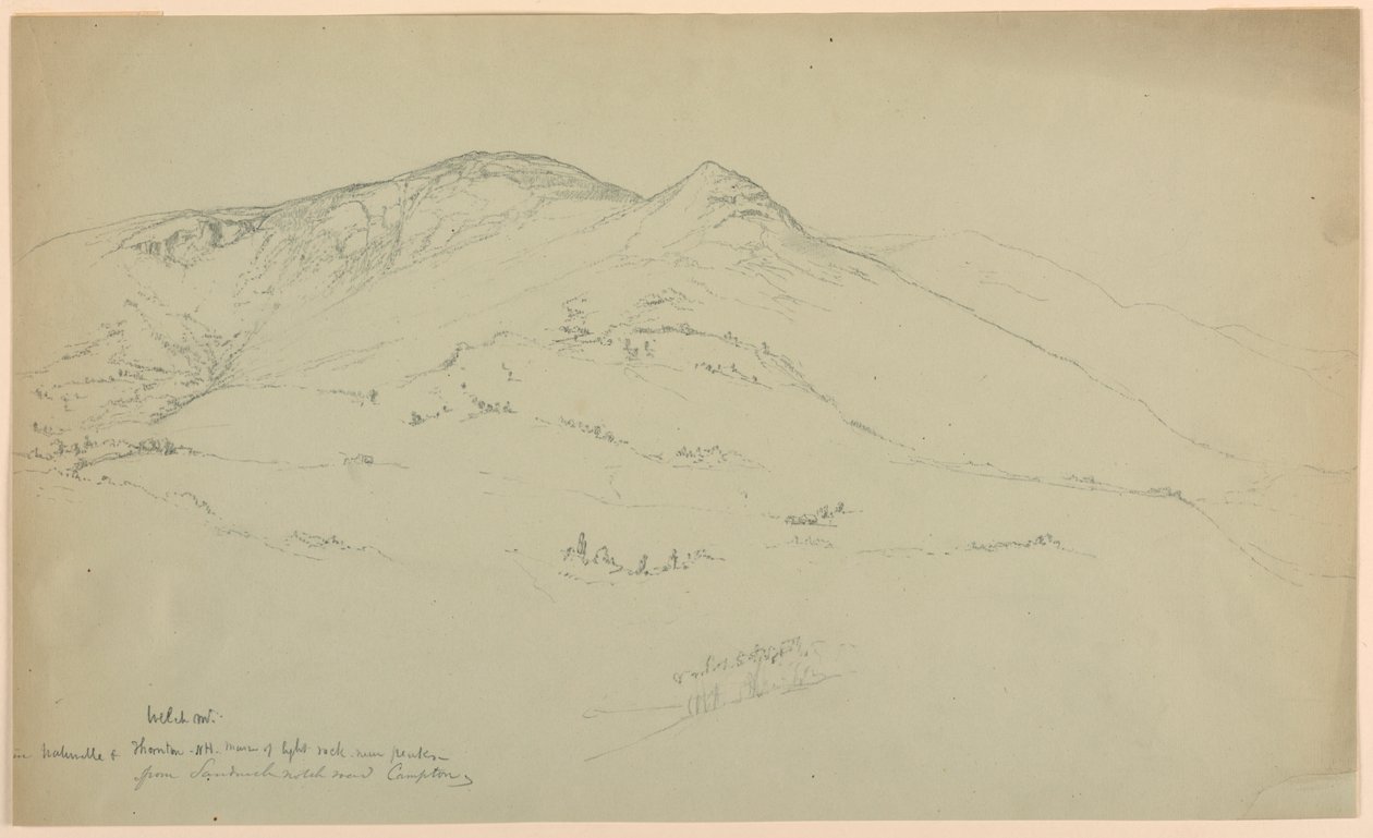 Welch Mountain em Waterville e Thornton, New Hampshire, de Sandwich Notch Road, Campton de Daniel Huntington