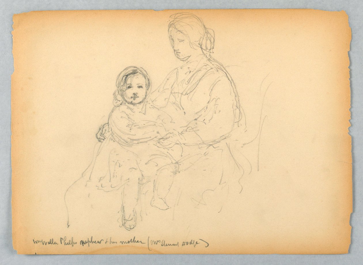 Sobrinho de William Walter Phelps e sua mãe, Sra. Steuart Dodge de Daniel Huntington