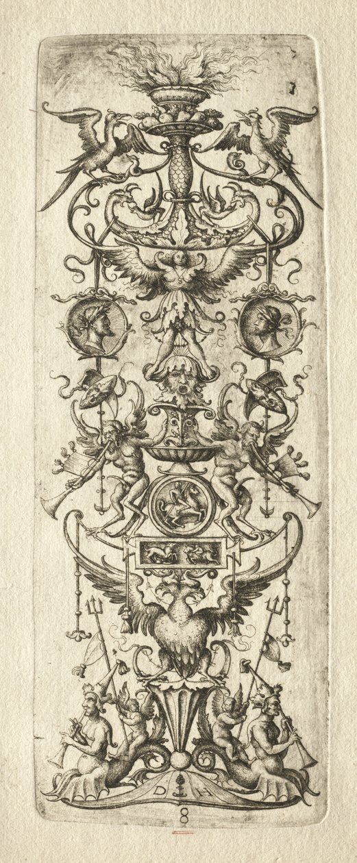 Filete de Ornamento de Daniel I Hopfer