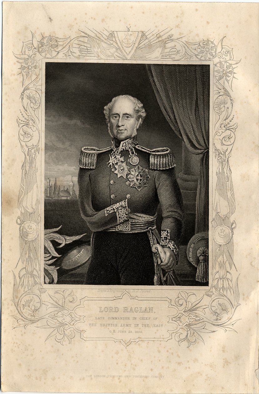 Retrato de Lord Raglan, 1856 de Daniel John Pound