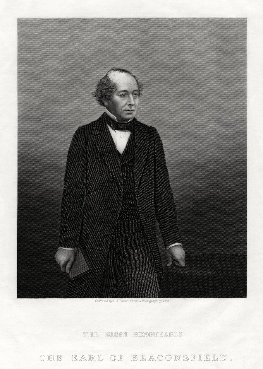 Benjamin Disraeli, Conde de Beaconsfield, Primeiro Ministro, 1880 de Daniel John Pound
