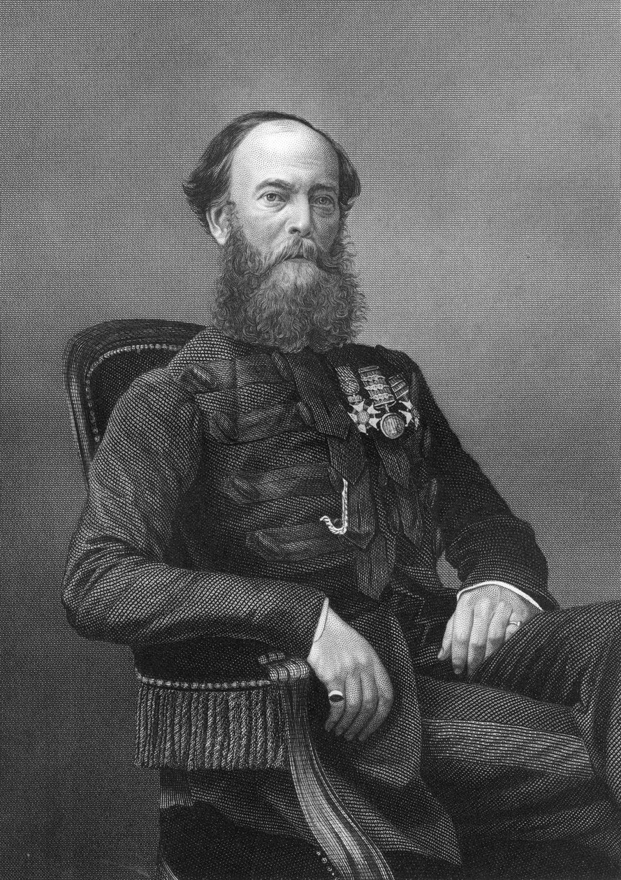 Coronel Brownrigg, soldado britânico, 1857. de Daniel John Pound