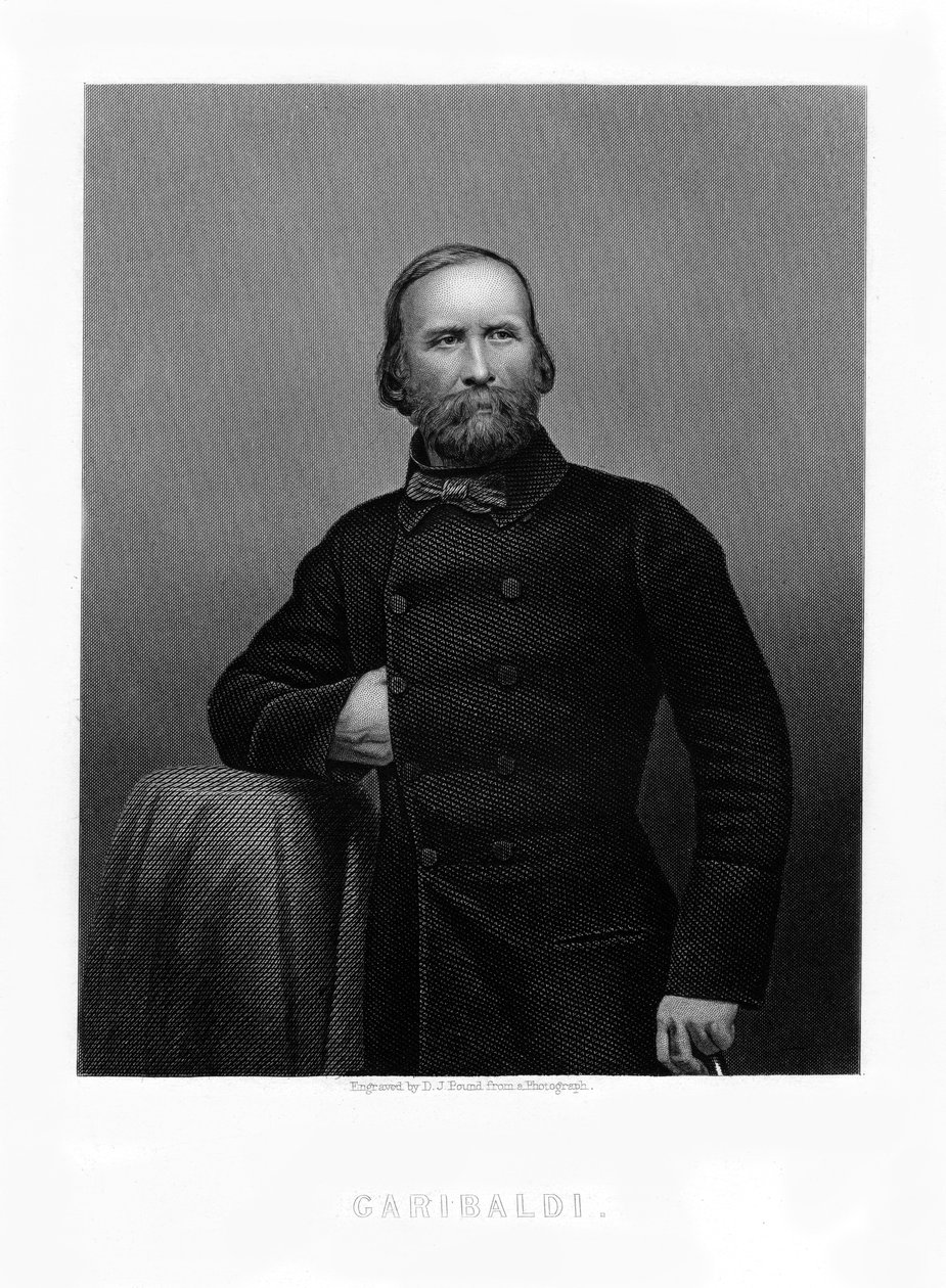 Giuseppe Garibaldi, patriota italiano, século XIX de Daniel John Pound