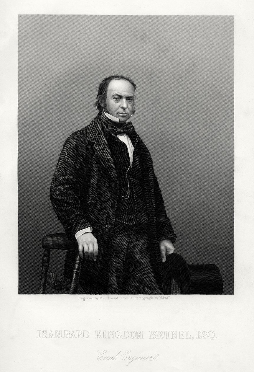 Isambard Kingdom Brunel, engenheiro britânico, c1880. de Daniel John Pound