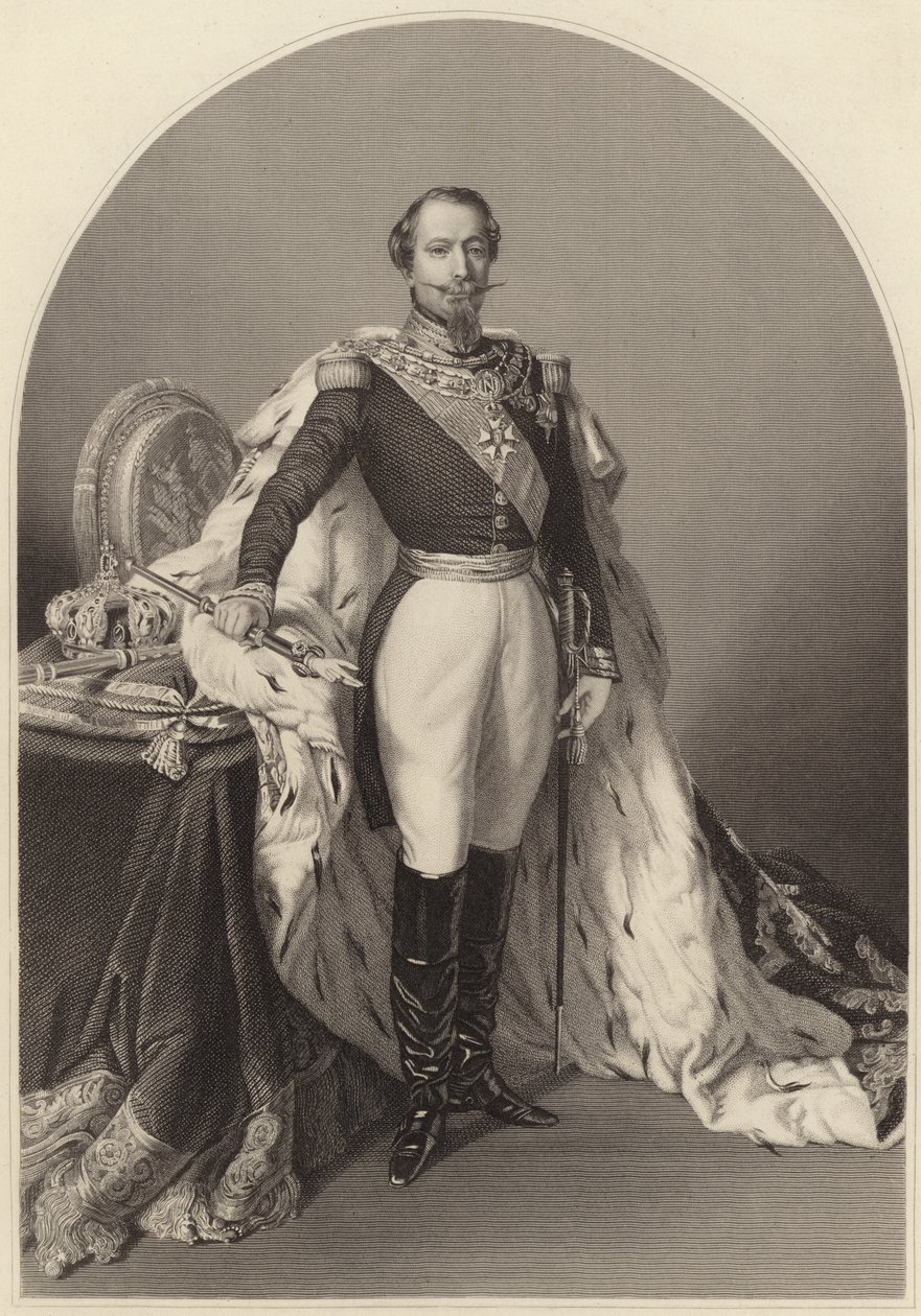 Louis-Napoleon Bonaparte (gravura) de Daniel John. Pound