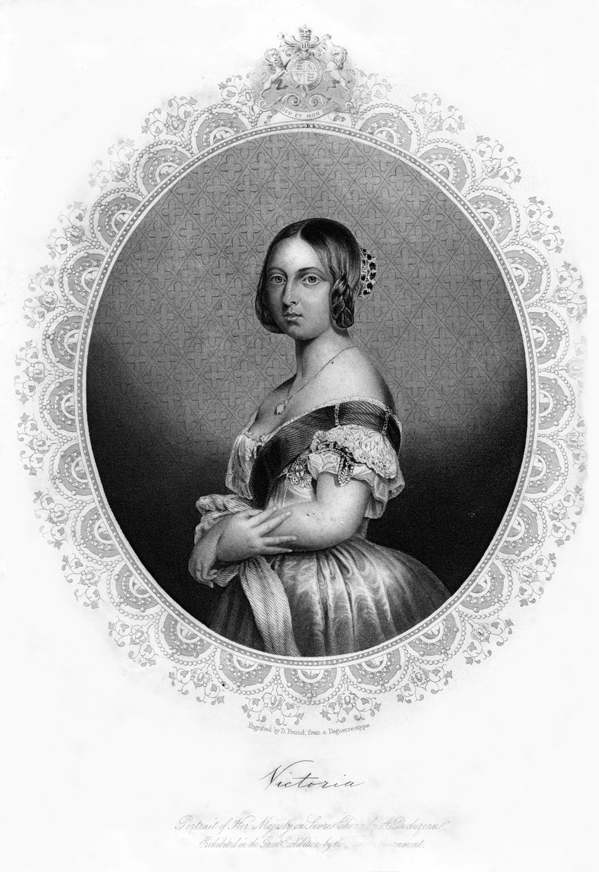 Rainha Victoria, c1850s. de Daniel John Pound
