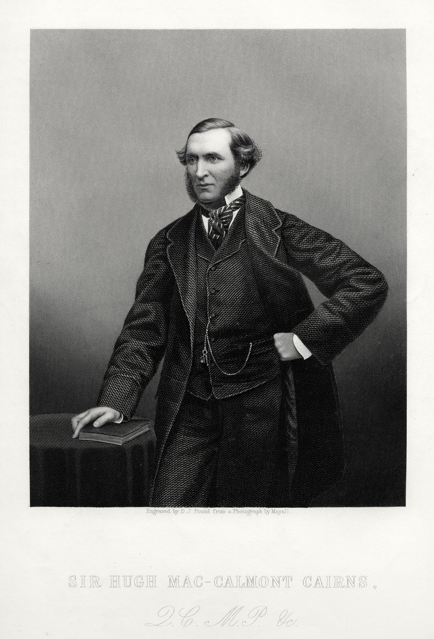 Sir Hugh Mac-Calmont Cairns, estadista britânico, c1880 de Daniel John Pound